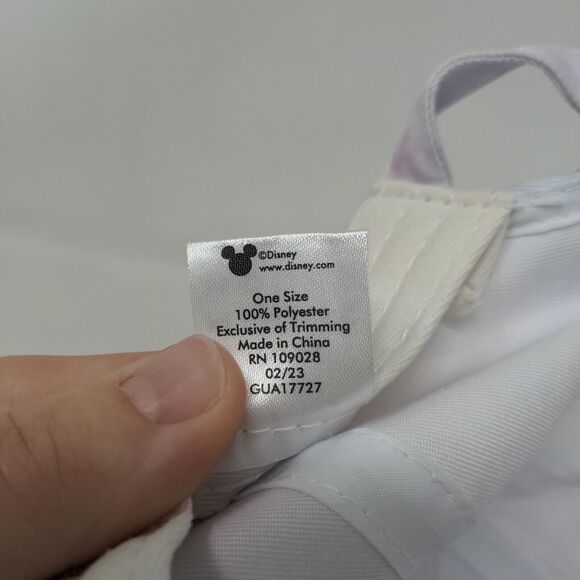 Minnie Mouse Slideback Hat Multicolor One Size Adjustable Embroidered Disney - Picture 8 of 8